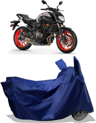 Amexride Two Wheeler Cover for Yamaha(MT 07 BS6, Blue)