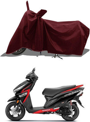 KEDIT Two Wheeler Cover for Honda(Grazia, Maroon)