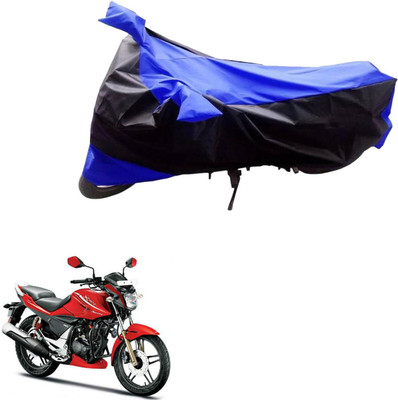 Mdstar Waterproof Two Wheeler Cover for Hero(Xtreme Sports, Black, Blue)