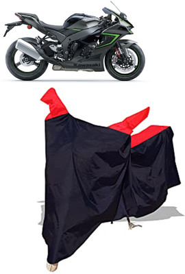 Amexride Two Wheeler Cover for Kawasaki(Ninja ZX-10R, Black)