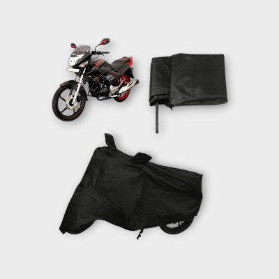 NIA DK STORE Two Wheeler Cover for Mahindra(Black)