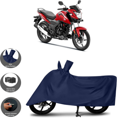 HWSXQAE Waterproof Two Wheeler Cover for Universal For Bike(SR 160, Blue)