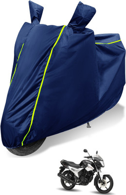 Auto Hub Waterproof Two Wheeler Cover for Yamaha(SZ-S, Blue)