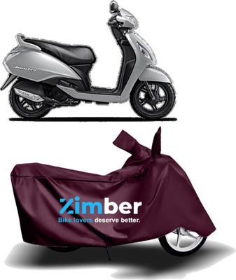 APNEK Two Wheeler Cover for TVS(Jupiter, Maroon)