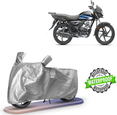 Autoinnovation Waterproof Two Wheeler Cover for Honda, Universal For Bike(CD 110 Dream, Silver)