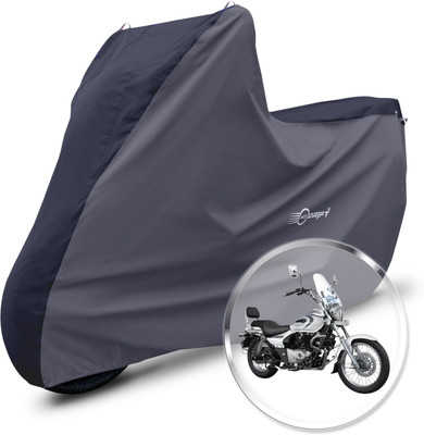 Neodrift Two Wheeler Cover for Bajaj(Avenger Street 220, Black, Grey)