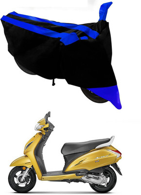 Mdstar Waterproof Two Wheeler Cover for Honda(Activa 6G, Blue, Black)