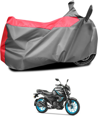 PAGORA Waterproof Two Wheeler Cover for Yamaha(FZ-FI, Grey, Red)