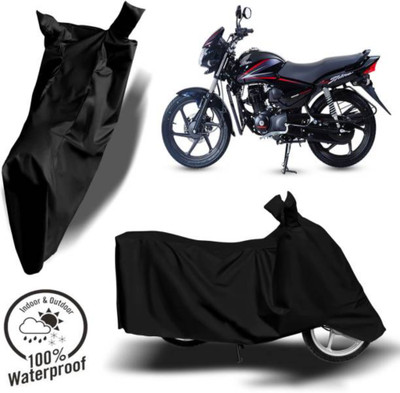 RAAMKM Waterproof Two Wheeler Cover for Hero, Honda, Royal Enfield, TVS(Ninja ZX-10R SE, Black)