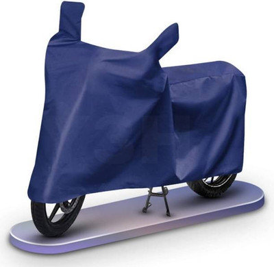RAAMKM Two Wheeler Cover for Hero(HF Dawn, Blue)