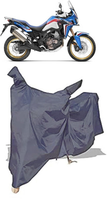 Amexride Two Wheeler Cover for Honda(Africa Twin, Grey)