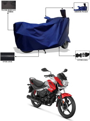 PAGORA Waterproof Two Wheeler Cover for Hero(Passion Pro i3S, Blue)