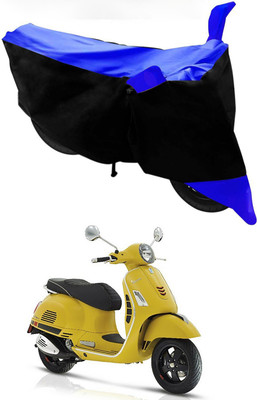 Furious3D Two Wheeler Cover for Piaggio(Vespa VXL 150, Blue, Black)