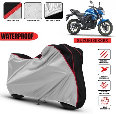 brandroofz Waterproof Two Wheeler Cover for Suzuki(Gixxer, Multicolor)