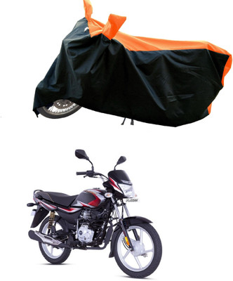 DeepShakshi AUTOMOTIVE Waterproof Two Wheeler Cover for Bajaj(Platina, Orange)