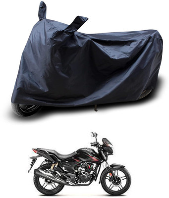 KEDIT Two Wheeler Cover for Hero(CBZ Extreme, Black)