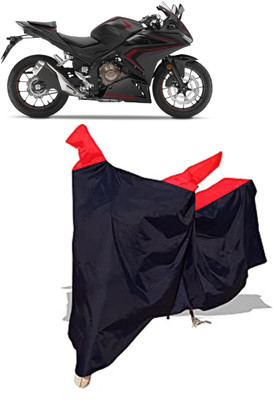 Amexride Two Wheeler Cover for Honda(CBR500R BS6, Black)