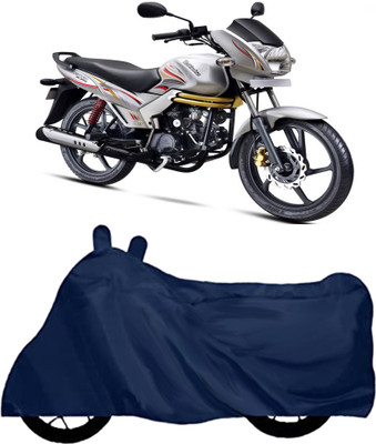ROYAL AUTO MART Waterproof Two Wheeler Cover for Mahindra(Centuro, Blue)
