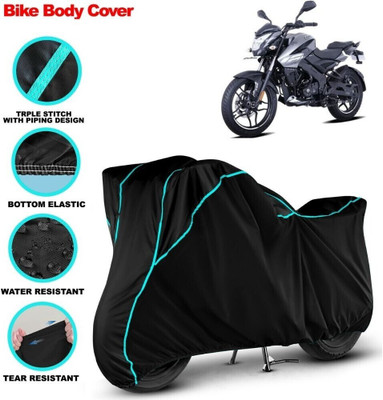 Grizzly Waterproof Two Wheeler Cover for Bajaj(Pulsar NS 160, Black)