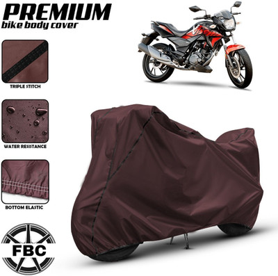 AUTOCAD Waterproof Two Wheeler Cover for Honda(CBZ, Maroon)