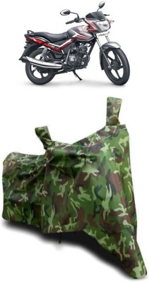 ATBROTHERS Waterproof Two Wheeler Cover for TVS(Star City, Multicolor, Green)