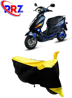 RRZ Waterproof Two Wheeler Cover for Hero(Electric Cruz, Black, Yellow)