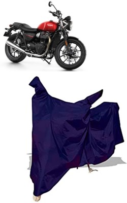 Amexride Two Wheeler Cover for Triumph(Street Twin BS6, Blue)