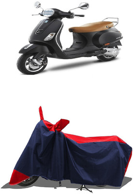 SUGASHRI Waterproof Two Wheeler Cover for Vespa(Vespa VXL 150, Red, Blue)