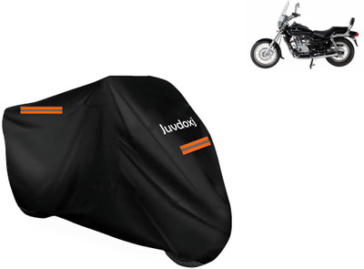 Juvdoxj Waterproof Two Wheeler Cover for Bajaj(Avenger 220 DTS-i, Black)
