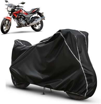 xodi Waterproof Two Wheeler Cover for Honda(CBZ, Black, White)