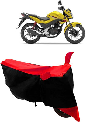 DeepShakshi AUTOMOTIVE Two Wheeler Cover for Hero(CBF, Red, Black)