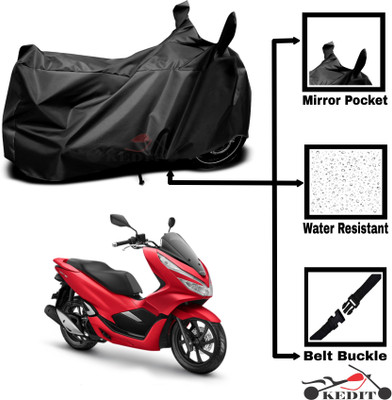 KEDIT Two Wheeler Cover for Honda(PCX 125, Black)