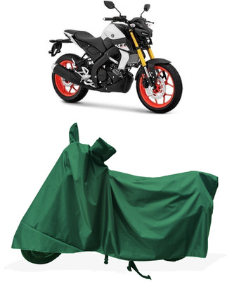 Tricway Two Wheeler Cover for Yamaha(MT 15 New BS6, Green)