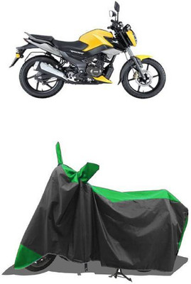 RAAMKM Waterproof Two Wheeler Cover for TVS(Raider, Green)