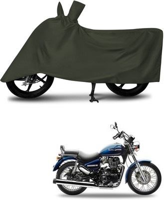 DeepShakshi AUTOMOTIVE Waterproof Two Wheeler Cover for Royal Enfield(Thunderbird 350, Green)