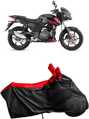 Autofly Waterproof Two Wheeler Cover for Bajaj(Pulsar 150, Red, Black)
