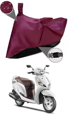 KEDIT Two Wheeler Cover for Honda(Aviator, Maroon)