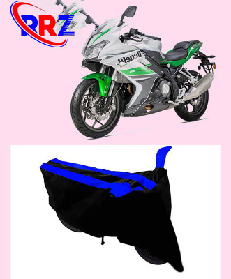 RRZ Waterproof Two Wheeler Cover for Benelli(302R, Black, Blue)