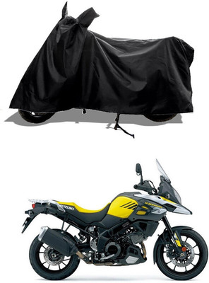 GROFATIK Two Wheeler Cover for Suzuki(V Strom 1000, Black)
