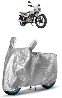 J S R Waterproof Two Wheeler Cover for TVS(Radeon, Silver)