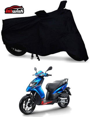 Amozkart Two Wheeler Cover for Aprilia(SR 150, Black)