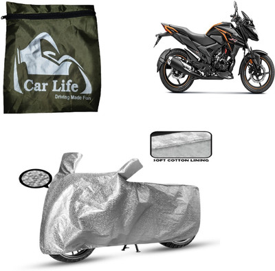 Car Life Two Wheeler Cover for Honda(X-Blade, Silver)