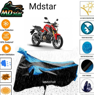 Mdstar Waterproof Two Wheeler Cover for Aprilia(SXR 125, Blue)