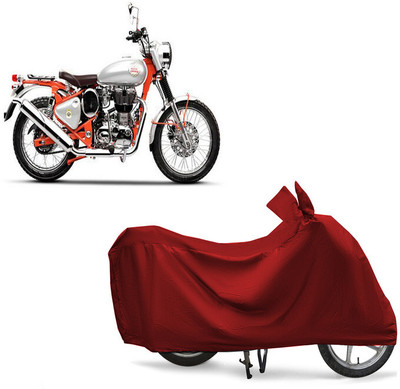 EGAL Two Wheeler Cover for Royal Enfield(Bullet Trials 350, Maroon)