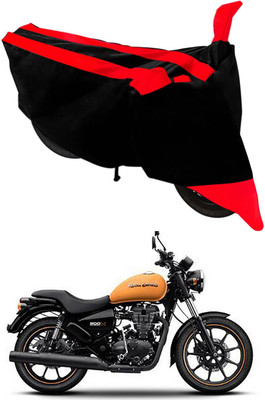 Mdstar Waterproof Two Wheeler Cover for Royal Enfield(Thunderbird 350, Red, Black)