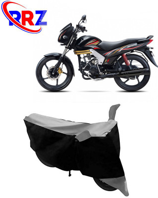 RRZ Waterproof Two Wheeler Cover for Mahindra(Centuro XT, Black, Grey)