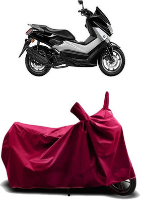 AASHTIK AMRT Two Wheeler Cover for Yamaha(NMax 155, Maroon)