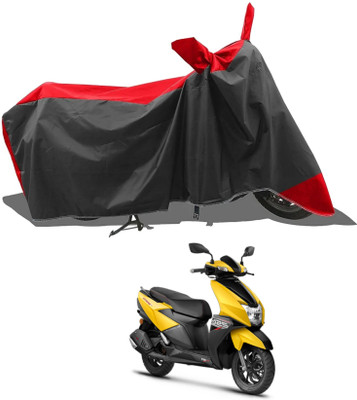 KEDIT Two Wheeler Cover for TVS(NTORQ, Red)