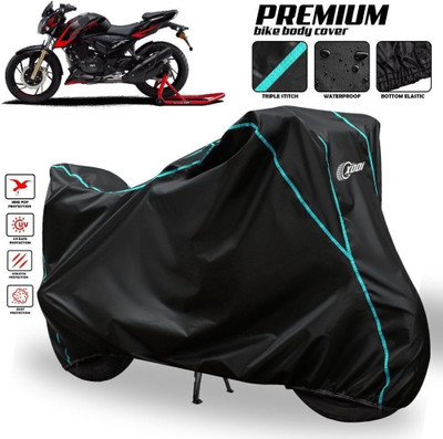 AutoGalaxy Waterproof Two Wheeler Cover for TVS(Apache RTR 180, Black, Blue, Multicolor)