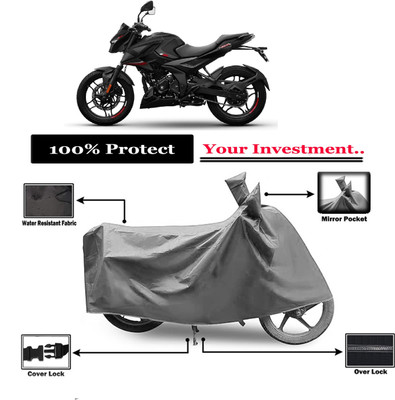 Amexride Two Wheeler Cover for Bajaj(Pulsar 250 BS6, Grey)